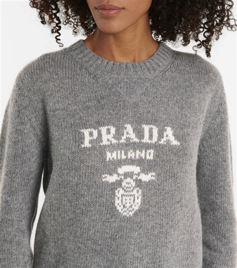 prada striped wool sweater grey|Prada Sweaters for Women .